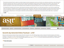 Tablet Screenshot of adventistyearbook.org